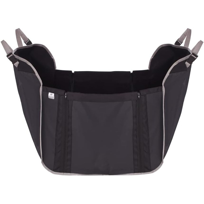 Накидка на сидіння автомобіля для собак - чорна, водовідштовхувальна, антиковзаюча, захист від бруду та подряпин, для собак середніх та маленьких порід, цуценят