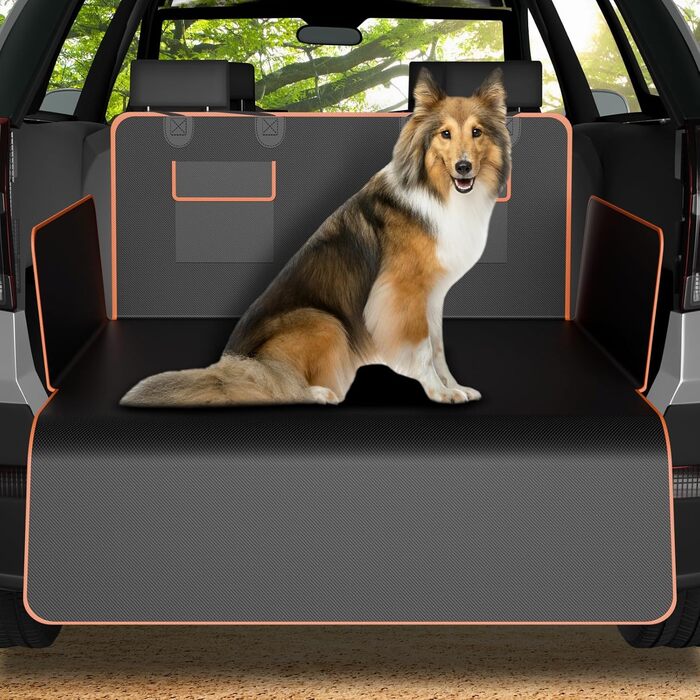 Захист для багажника автомобіля від бруду та подряпин для собак, універсальний, 185x102 см, 600D, водонепроникний, стійкий до подряпин, для авто, SUV, Van (Помаранчевий)