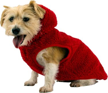 Пуловер для собак Ancol Klassischer з в'язаним візерунком, теракотовий, розмір M (бордовий, L)