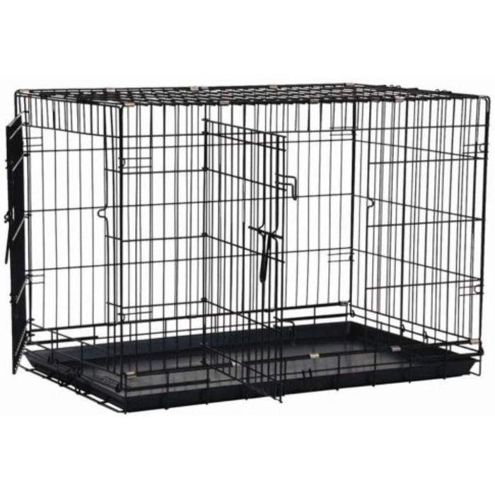 Клітка для собак Precision Pet, металева, 91,4 см, двоє дверей, для тварин 22,7-31,8 кг