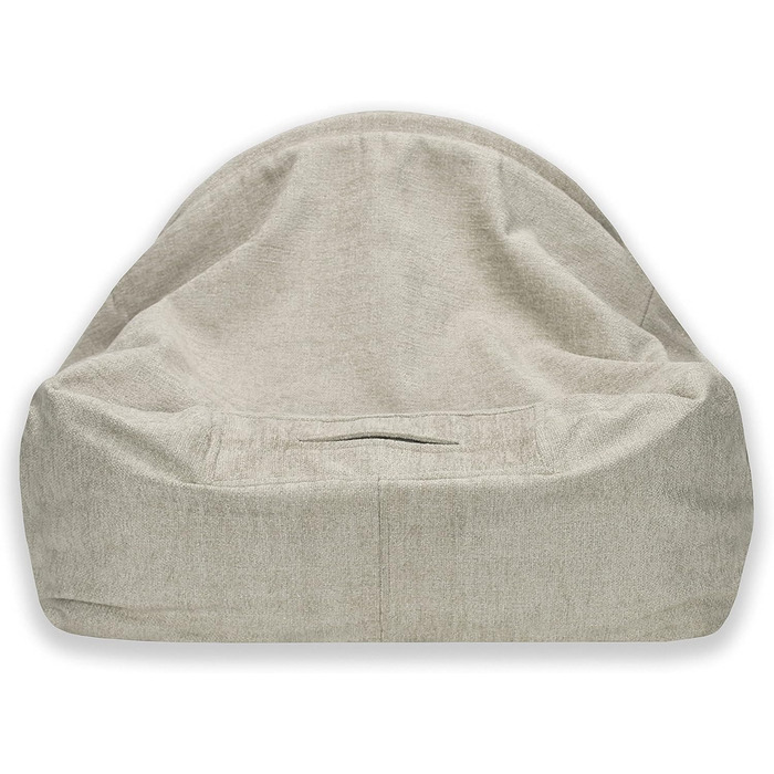 Sleepy Fox® Преміум ліжко-печера для собак та котів - нагороджений дизайн (Large/XL: 110x85x65 см, Кремовий жаккард)