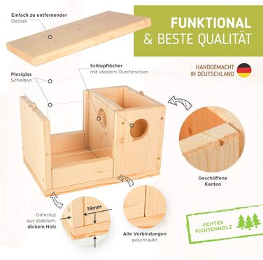 Преміум пісочник для хом'яків, мишей, щурів та дегу Nagergaleria® з унікальною системою збору бруду