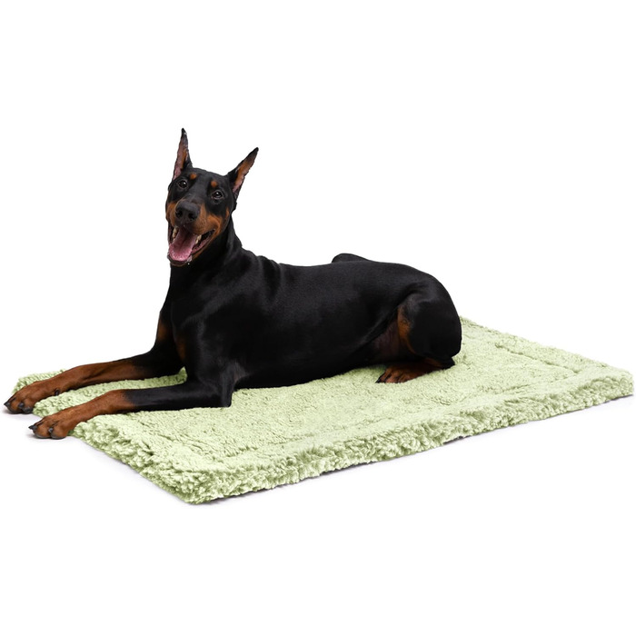 Міцне собаче ліжко Stoutwool – м'яка підстилка в переноску для собак – надійна підстилка для собачих будок, стійка до гризіння – можна прати, ідеально для маленьких порід, розмір 104 x 69 x 5 см