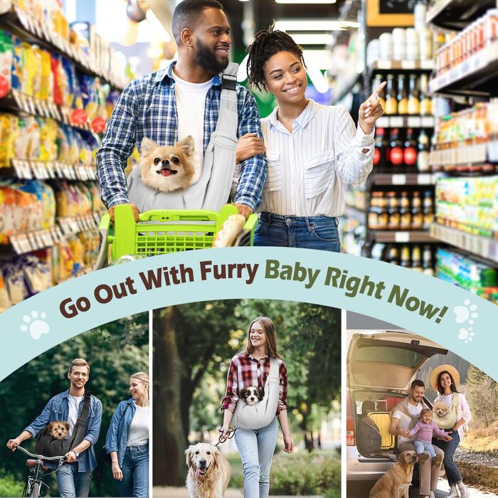 Pawaboo Сумка-переноска для собак та котів, зручна для подорожей, до 5.5 кг, квітковий принт + чорний (сірий)