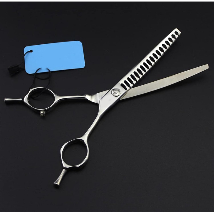 Професійна витончена ножиця для грумінгу собак, ножиці для стрижки шерсті тварин, зубчики 'риб'яча кістка (лише витончувальна ножиця), мішок B для розрідження шерсті
