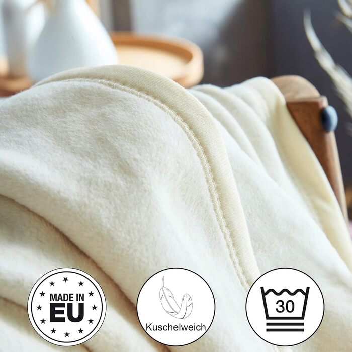 Захисний чохол для дивану Ibena Porto, 75x200 см, тауп, м'який, зносостійкий, машинного прання