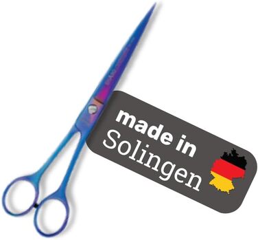 Професійна випрямна ножиця для собак з титану EHASO - 19 см - для будь-якого типу шерсті