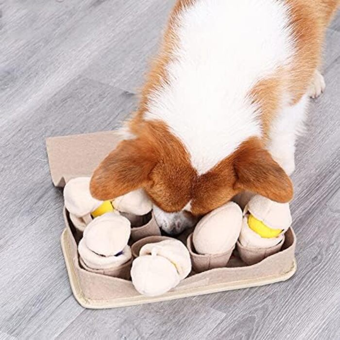 Іграшка для собак OneForUs - інтерактивна килимок для годування, жування та тренування нюху