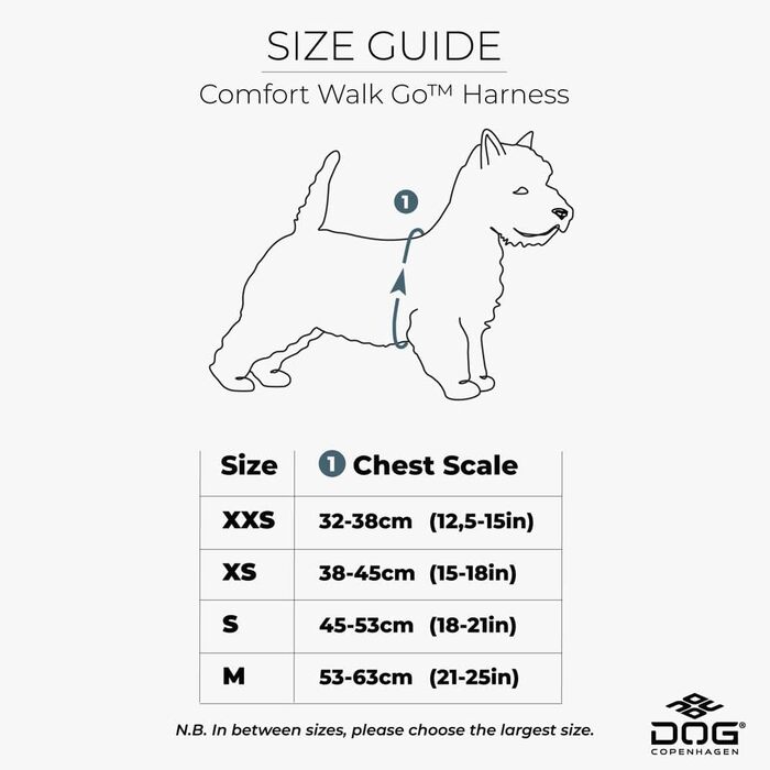 Шлея для собак DOG Copenhagen Comfort Walk Go, розмір M, мокко (коричнева)