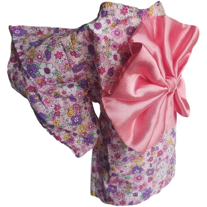 Костюм для собаки WeeH, карнавальна сукня для кота, косплей, японський кімоно, одяг для домашніх тварин (собаки, коти, кролики, свині), веселощі, фіолетовий, маленький