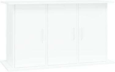 Тумба для акваріума IKAYAA, біла, деревостружкова плита, 101x41x58 см