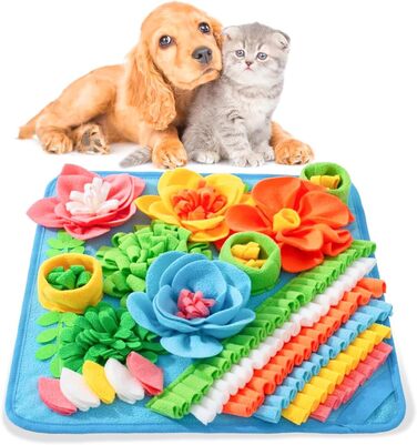 Килимок для пошуку їжі для собак, навчальний килимок для собак та котів, іграшка-килимок для цуценят та дорослих собак