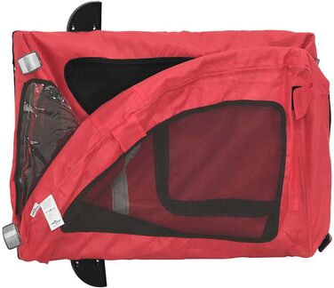 Причіп для велосипеда Oxford для собак та котів, червоний, LH17939