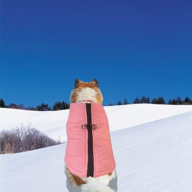 Водонепроникний теплий зимовий одяг для собак FeimaX - тепла куртка для маленьких, середніх та великих собак, курка-жилет для цуценят, рожевий колір