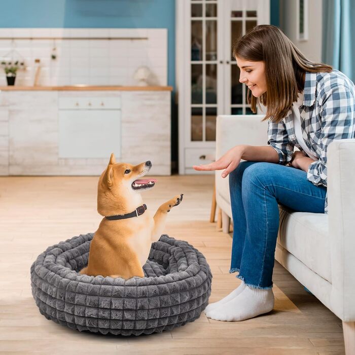 Кігтеточка-ліжко для котів XIAPIA, 58x20 см, сіре, м'яке та тепле, з ортопедичним дном