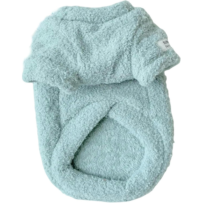 Пуловер для собак маленьких порід на зиму - теплий халат для дрібних та середніх собак, такі як такса/коргі (зелений, XXL)