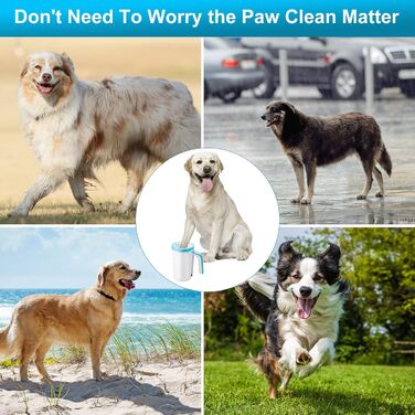 Автоматичний мийка лап для собак MYPIN, 7.4V, портативна, для великих собак та котів (блакитний)