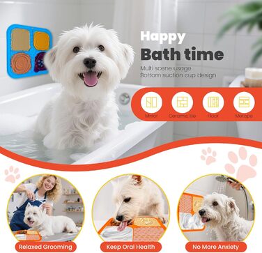 Набір килимків для собак: килимок для нюхання та килимок для ласощів. Інтерактивна іграшка-головоломка для цуценят, маленьких собак і котів. Розвиває когнітивні навички, стимулює розумову активність. Розміри: 38,1 x 38,1 см (килимок) + 20,3 x 20,3 см (кил