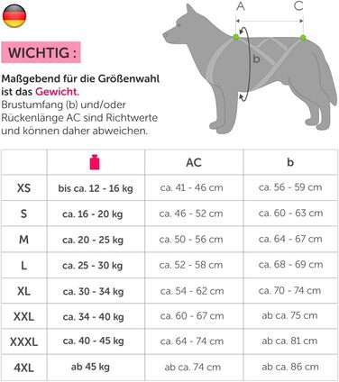Шлейка X-Back Northern Howl для собак, для канікросу, байкджорингу, скіджорингу, догскутінгу, упряжки, червона