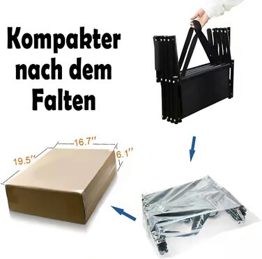 Рампа для собак, складана, до 60 кг, захист суглобів, для великих та маленьких собак, легко складна, для дому