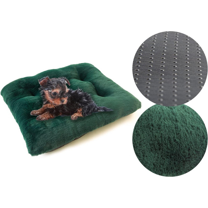 Килимок для собак середніх порід 70x55x7 см, водонепроникний, з антиковзаючою основою. Підходить для собак, котів, кроликів. Килимок для собак Rabbit (70x55x7 см, зелений)