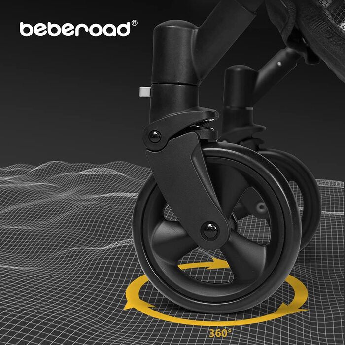 Візок для собак та котів з функцією складання, чорний. Розміри: 73 x 55 x 100 см, вантажопідйомність: 15 кг