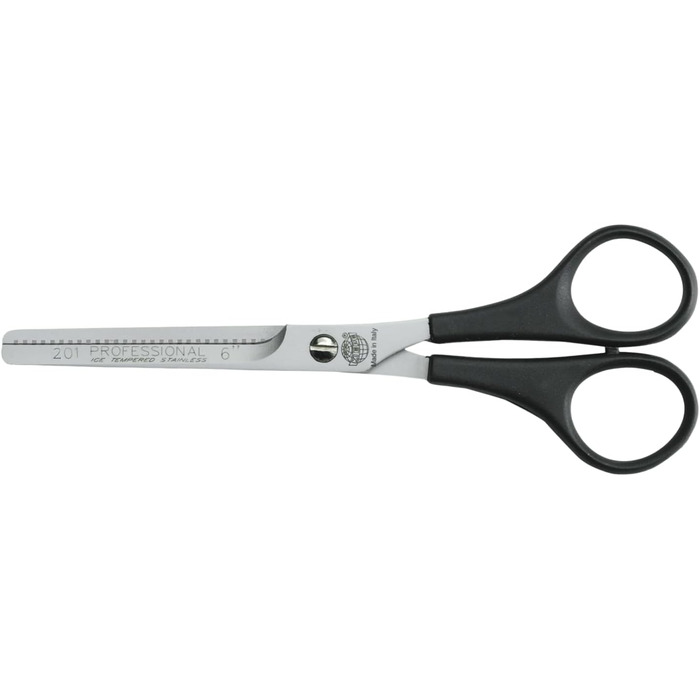 Професійні ножиці для філірування Kiepe з 28 зубцями – напівріжучі ножиці з нержавіючої сталі, легкий пластиковий грифель, Made in Italy для салону та дому (201, 6 дюймів)