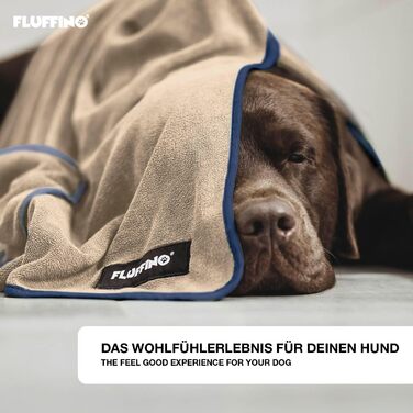 Набір рушників для собак 2 шт. - 90x50 см та 120x70 см - швидковисихаючі мікрофібровий рушник для собак, сірий та зелений (блакитний та бежевий), швидковисихаючі, добре вбирають, для маленьких та середніх собак