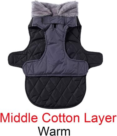 Водонепроникний теплий зимовий одяг для собак, Blu, S - JoyDaog