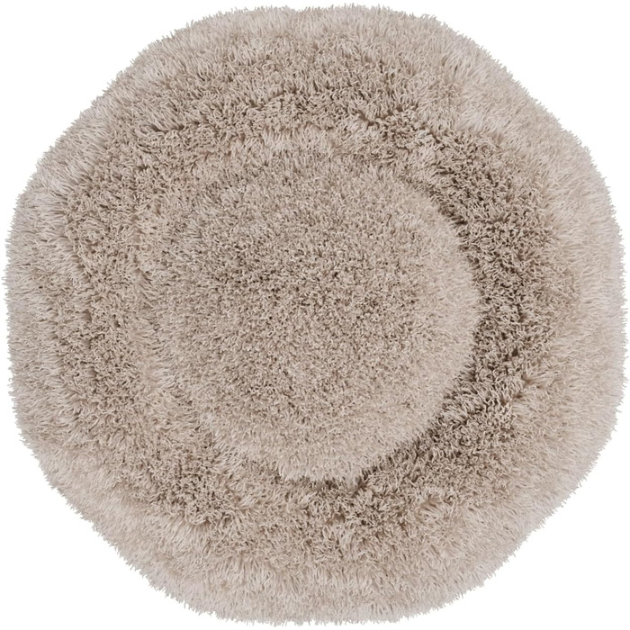 Лягу для собак Benno® BALU 70x70x16 см, пухнасте гніздо, бежевий, з іграшкою, антиковзаюче дно