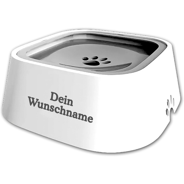 Персоналізований миска для собак та котів з іменем, не протікає, не ковзає, для подорожей, з гравіюванням