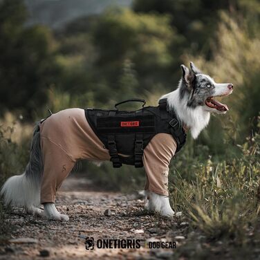 Комбінезон для собак OneTigris FUZZBUD, теплий та зручний, для великих та середніх собак, зелений (XL, коричневий)