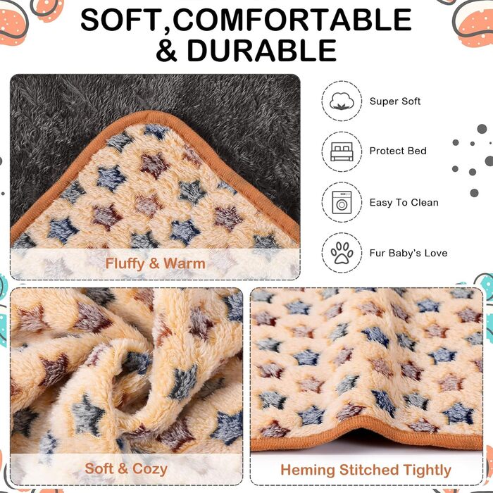 М'яка ковдра для морських свинок Namalu: водонепроникна, з флісу, 30x30 см, для клітки, повторного використання