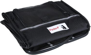 Транспортна сумка для собак H4L чорна 38x28x30 см - переноска, переносна сумка, бокс для собак