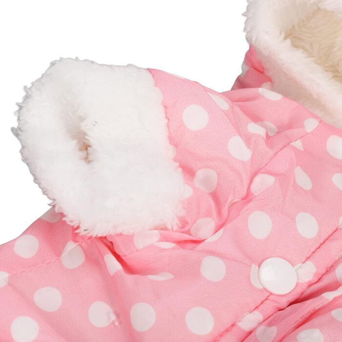 Теплий зимовий пуховик-худі для собак, розмір M - Rosenate