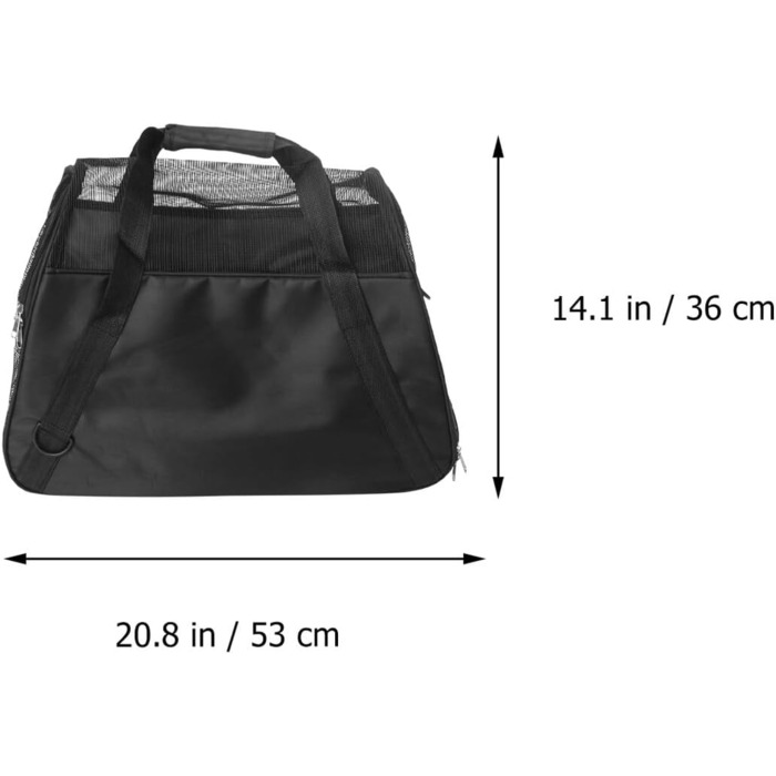 Дихаюча переноска для собак HANABASS L - велика, міцна, для подорожей та прогулянок з маленькими собаками та котами