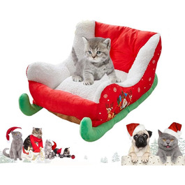 Ліжко для собак на Різдво: зручне ліжко-сани для домашнього улюбленця