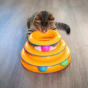 Petstages змінні кульки для котячого треку, 6 шт, різнокольорові