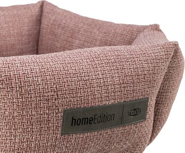 Тріксі Viviana – собаче ліжко, 60x50 см, м'який велюровий чохол, кошик для собак, інтегроване подушкове ядро, неслизьке дно, миється, рожевий, 37540 (S)