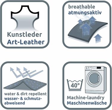 Ваш GEAR Termoli - лежанка для собак 100x70 см, захист для багажника авто, еко-шкіра, миється, преміум якість. Лежанка для собак, корзина для собак, килимок для собак, туристична лежанка.