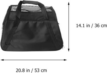 Дихаюча переноска для собак HANABASS L - велика, міцна, для подорожей та прогулянок з маленькими собаками та котами