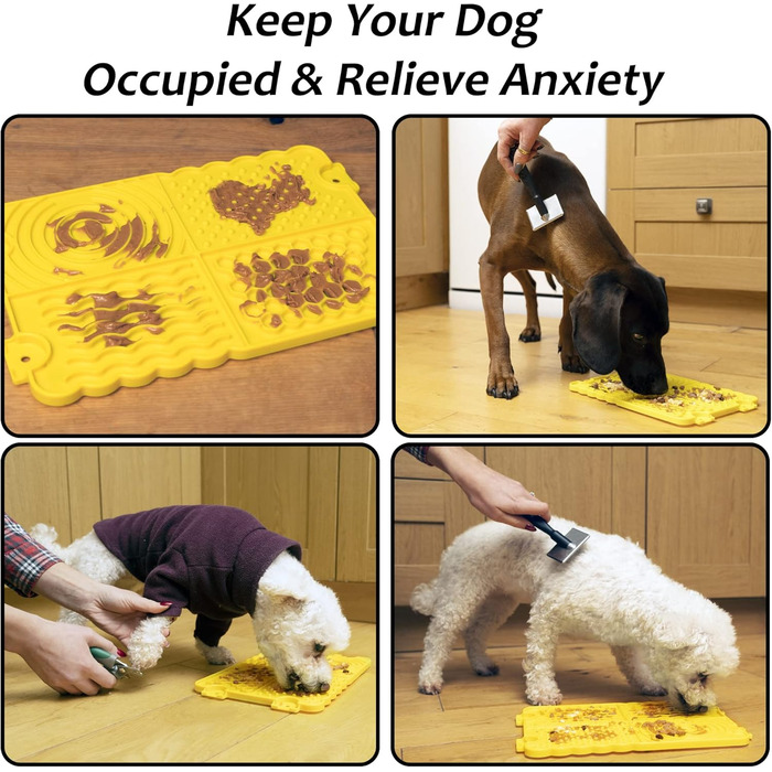 Mat для собак та цуценят Licky Leckmatten - повільне годування, міцний пластик, з присоскою