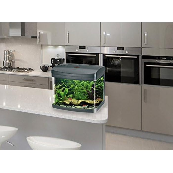 Акваріум Wave Amtra Laguna XCUBE 26 LED чорний, комплект з LED освітленням і фільтром, 26 л, 31x32x37 см