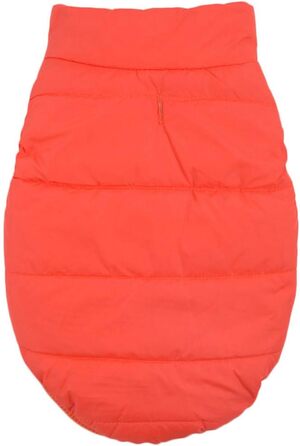 Теплий зимовий жилет для собак з флісовою підкладкою, захист від вітру, (XS: обхват грудей 35 см), помаранчевий