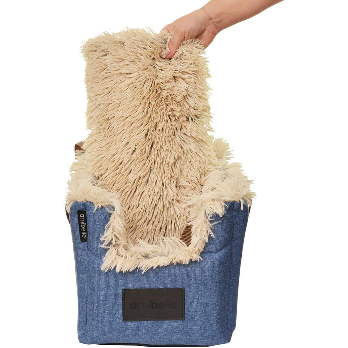 Автомобільний підлокітник для собак | Універсальний, миючий, зносостійкий, для середніх консолей, передніх/бічних сидінь, заднього ряду | Сумка для собак, для маленьких порід | Колір: Джинс