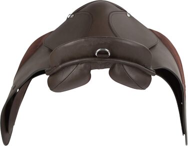 Сідло Covalliero Sattelset для Haflinger, коричневе, 17,5 дюймів: комфорт та хороша посадка