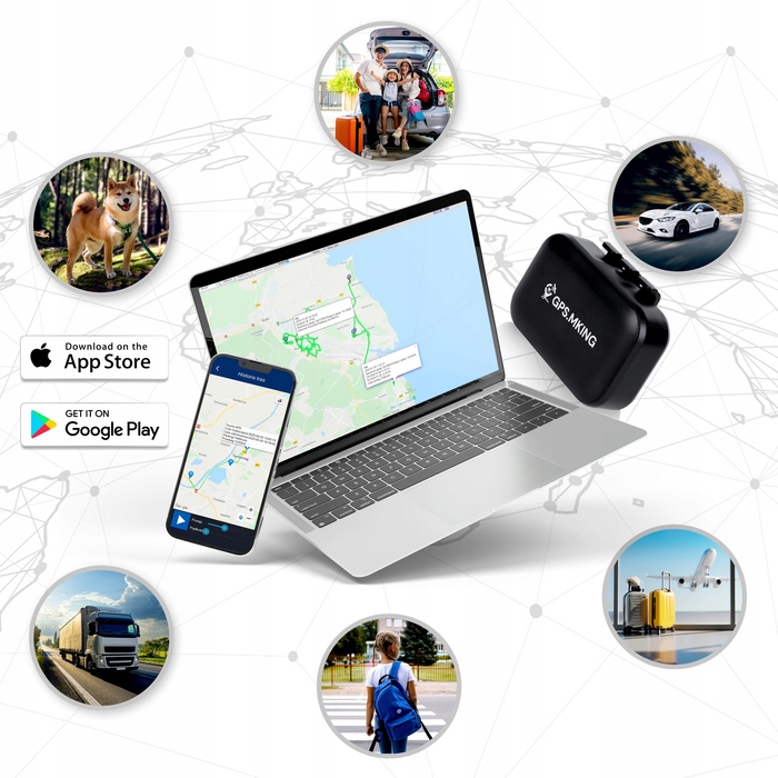 GPS-локатор 4G без абонплати для відстеження собак та котів, додаток MK059