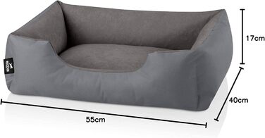 Ліжко для собак BedDog Zara S, знімний чохол, подушка, диван, для малих порід