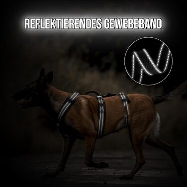 Нашийник для собак OneTigris HOUNDLOCK тактичний, чорний, M (14-27 кг)