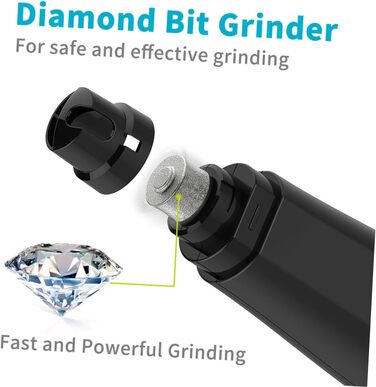 Електричний триммер для нігтів Milisten для собак та котів. Безпечний, тихий, з алмазним покриттям, довговічний